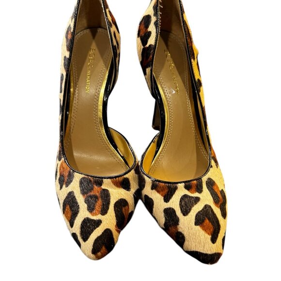 BCBGeneration Cheetah Print Pumps Size 6.5 Animal Print Heels - Picture 2 of 5